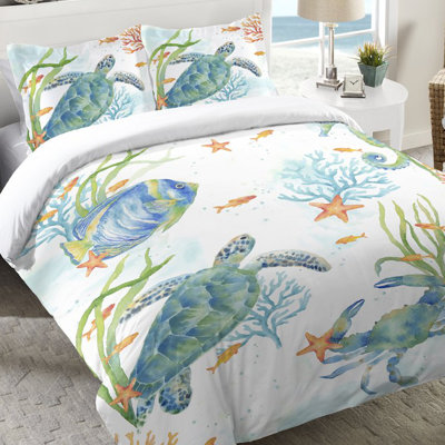 Cannella Sea Life Serenade Duvet Cover Cannella Sea Life Serenade Duvet Cover